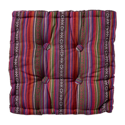 Matraskussen mexican - rood - 40x40 cm