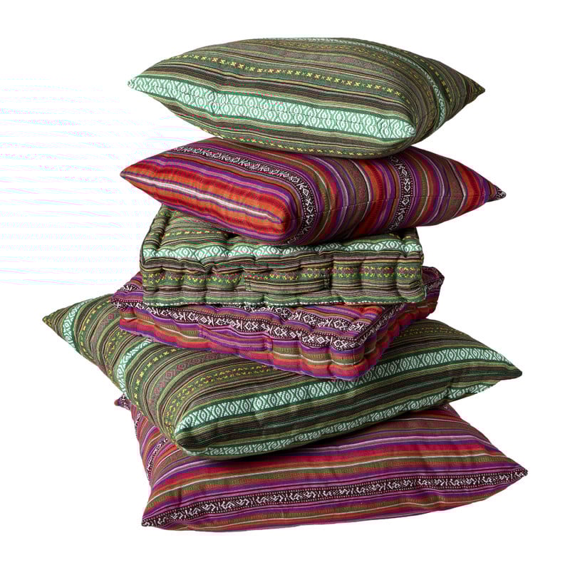 Matraskussen mexican - rood - 40x40 cm