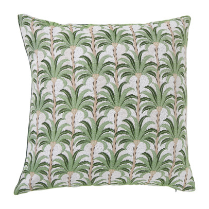 Kussen palm - groen - 45x45 cm
