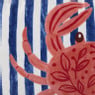 Kussen krab - multikleur - 45x27 cm