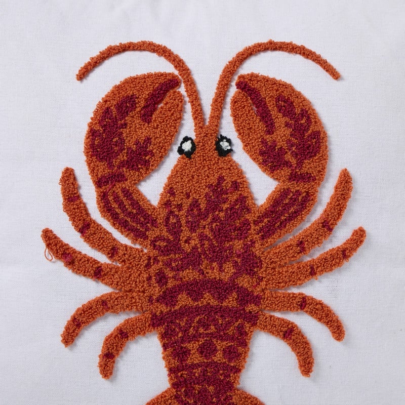 Kussen krab - multikleur - 45x45 cm