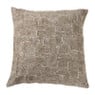 Kussen chenille jacquard - beige - 45x45 cm
