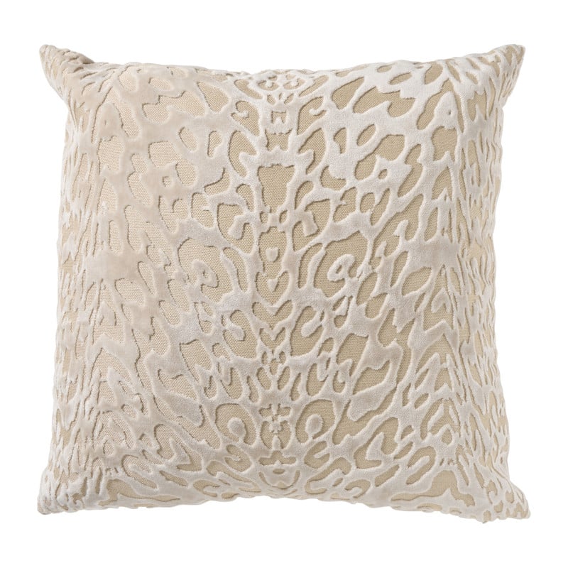 Kussen velvet animal - beige - 45x45 cm