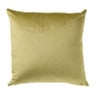 Kussen velvet bladeren - geel - 45x45 cm