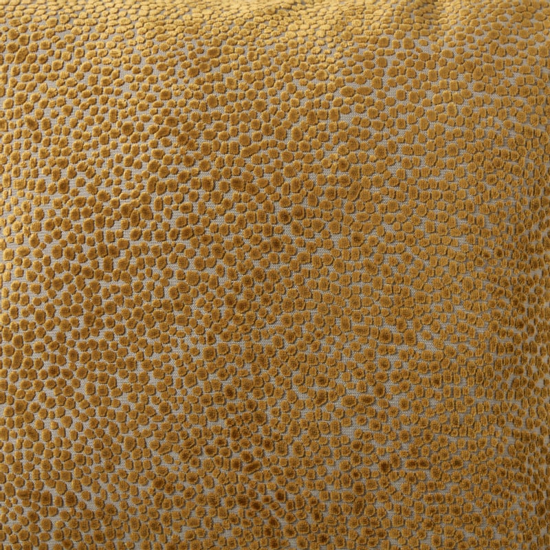 Kussen velvet schubben - bruin - 45x45 cm