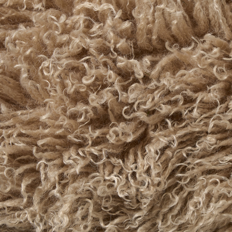Kussen harig - beige - 30x50 cm