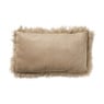 Kussen harig - beige - 30x50 cm