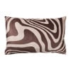 Kussen swirl - roze - 30x50 cm