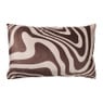 Kussen swirl - roze - 30x50 cm