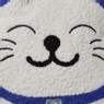 Kussen lucky cat - blauw/wit- 40x30 cm