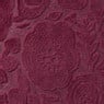 Kussen bloemenprint - bordeaux rood - 45x45 cm 