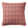 Kussen ruit - bruin/rood - 45x45 cm