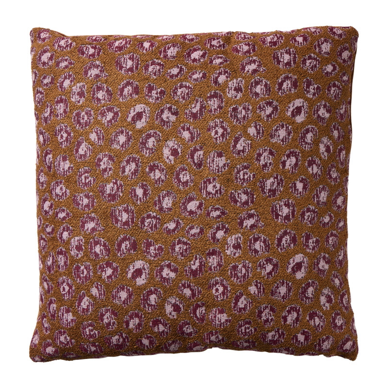 Kussen animal - geel - 45x45 cm
