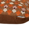 Kussen chenille jacquard - roze/paars - 45x45 cm