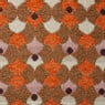 Kussen chenille jacquard - roze/paars - 45x45 cm