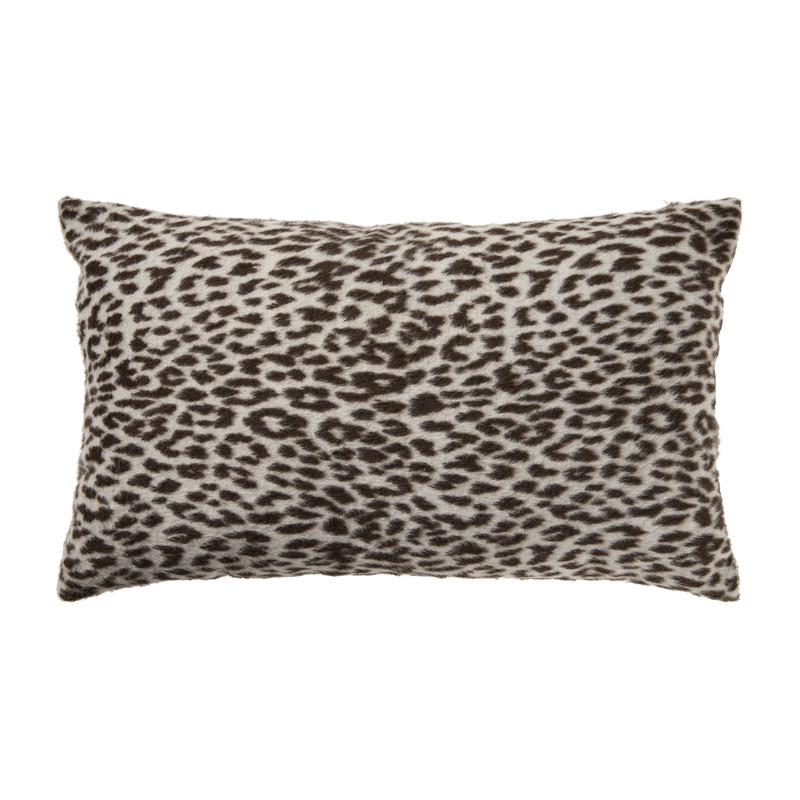 Kussen animal - bruin/beige - 30x50 cm 