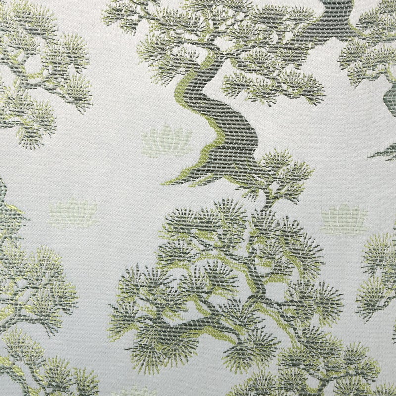 Kussen bonsai - groen/wit - 45x45 cm 