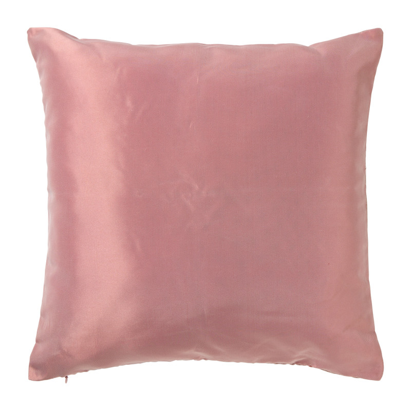 Kussen bloemetjes - roze - 45x45 cm 