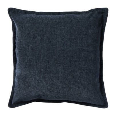 Kussen jeans - donkerblauw - 45x45 cm