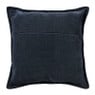Kussen jeans - donkerblauw - 45x45 cm 