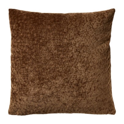 Kussen animal jaquard - bruin - 45x45 cm