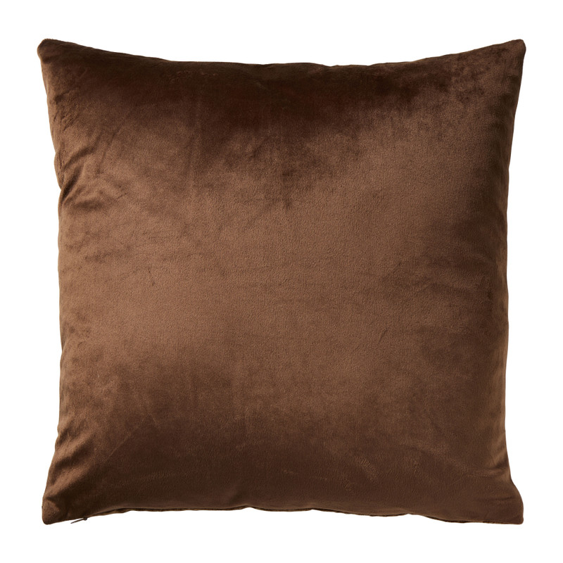 Kussen animal jaquard - bruin - 45x45 cm 