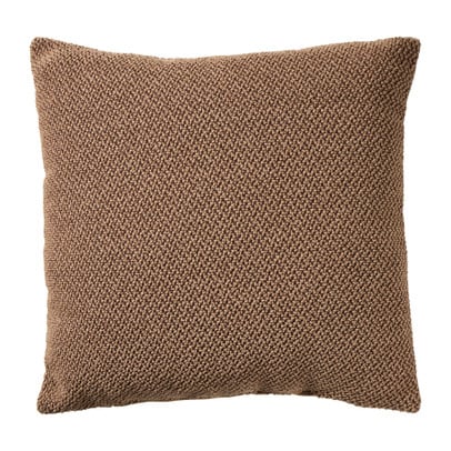 Kussen bouclé duo tone - bruin - 40x40 cm