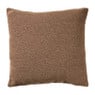 Kussen bouclé duo tone - bruin - 40x40 cm 