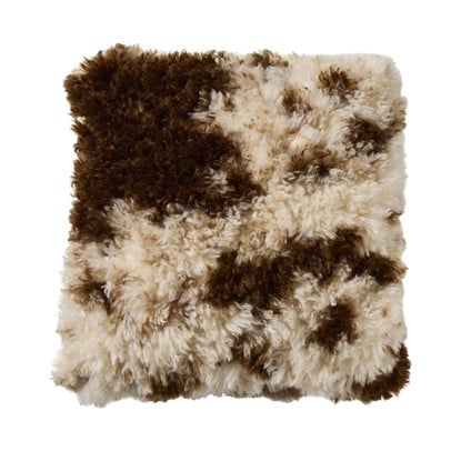 Kussen cow - bruin/wit - 45x45 cm