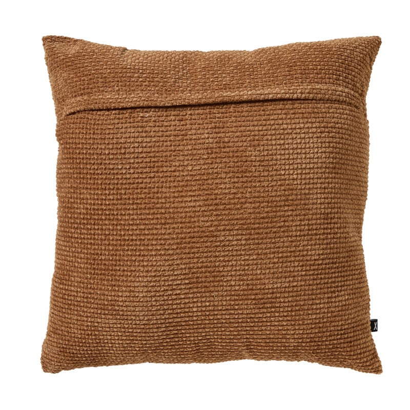 Kussen geblokt klein - roze - 45x45 cm 