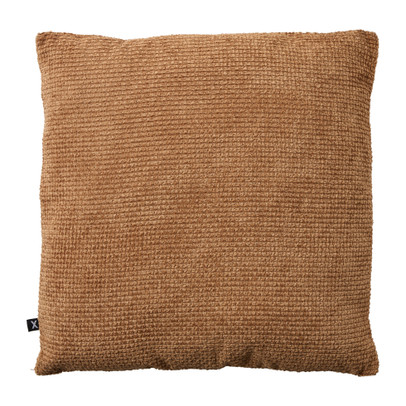 Kussen geblokt groot - roze - 60x60 cm