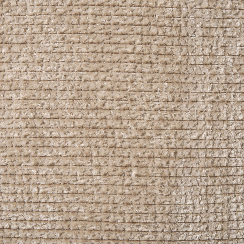 Kussen geblokt groot - beige - 60x60 cm 