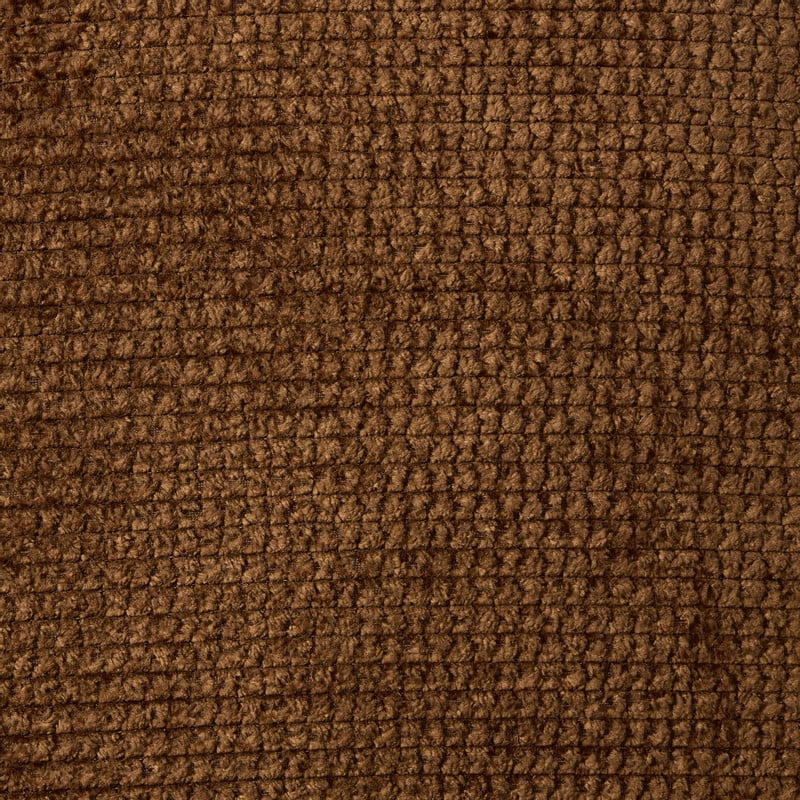 Kussen geblokt groot - bruin - 60x60 cm 