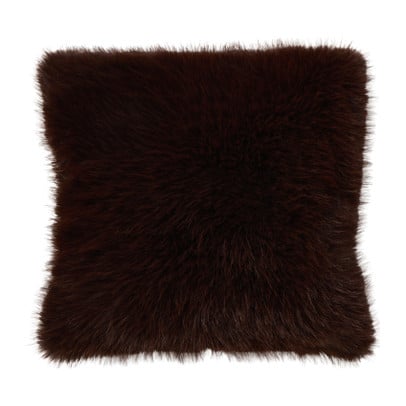 Kussen fluffy - bordeaux rood - 45x45 cm