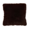 Kussen harig - bordeaux rood - 45x45 cm