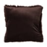Kussen harig - bordeaux rood - 45x45 cm