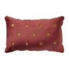 Kussen velvet zonnetjes - rood - 30x50 cm 