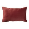 Kussen velvet zonnetjes - rood - 30x50 cm 