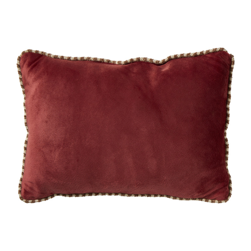 Mini kussen velvet zonnetje - bruin - 20x30 cm