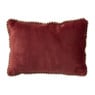 Mini kussen velvet zonnetje - bruin - 20x30 cm