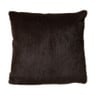 Kussen faux fur - bruin - 45x45 cm 