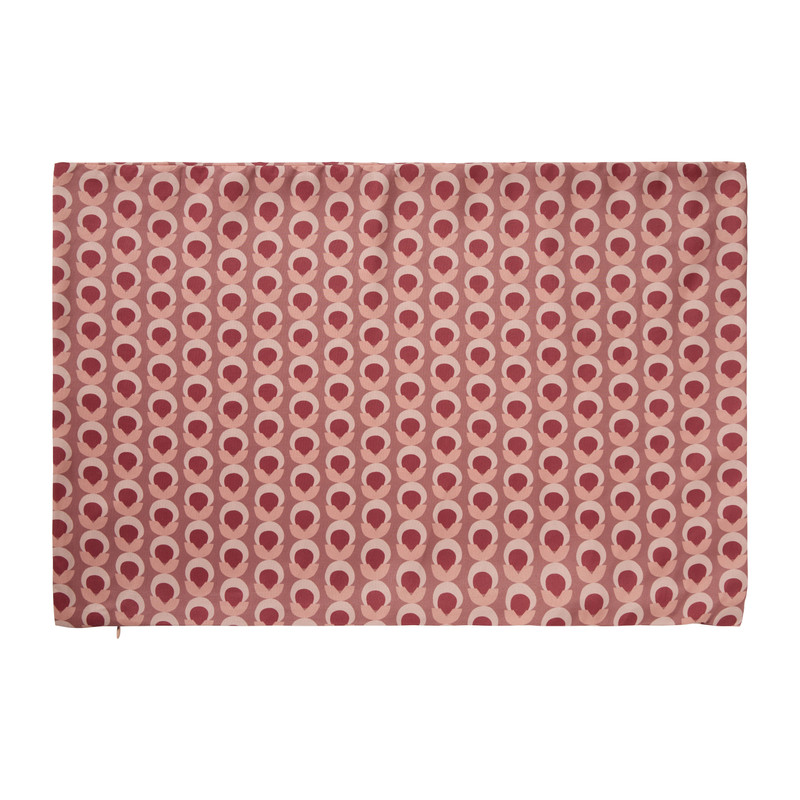 Kussensloop bloem - roze - 40x60 cm