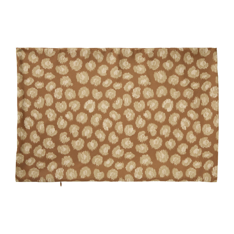 Kussensloop animal - geel - 40x60 cm