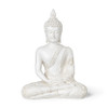 Boeddha beeld - wit - 27 cm