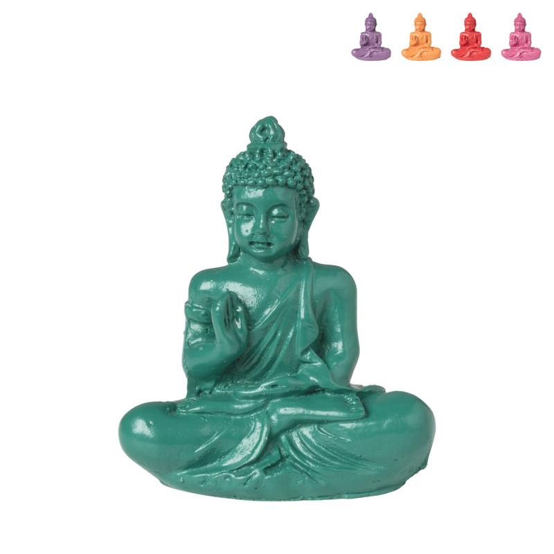 Mini boeddha - diverse kleuren - 5 cm