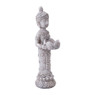 Boeddha staand + theelichthouder - 25 cm