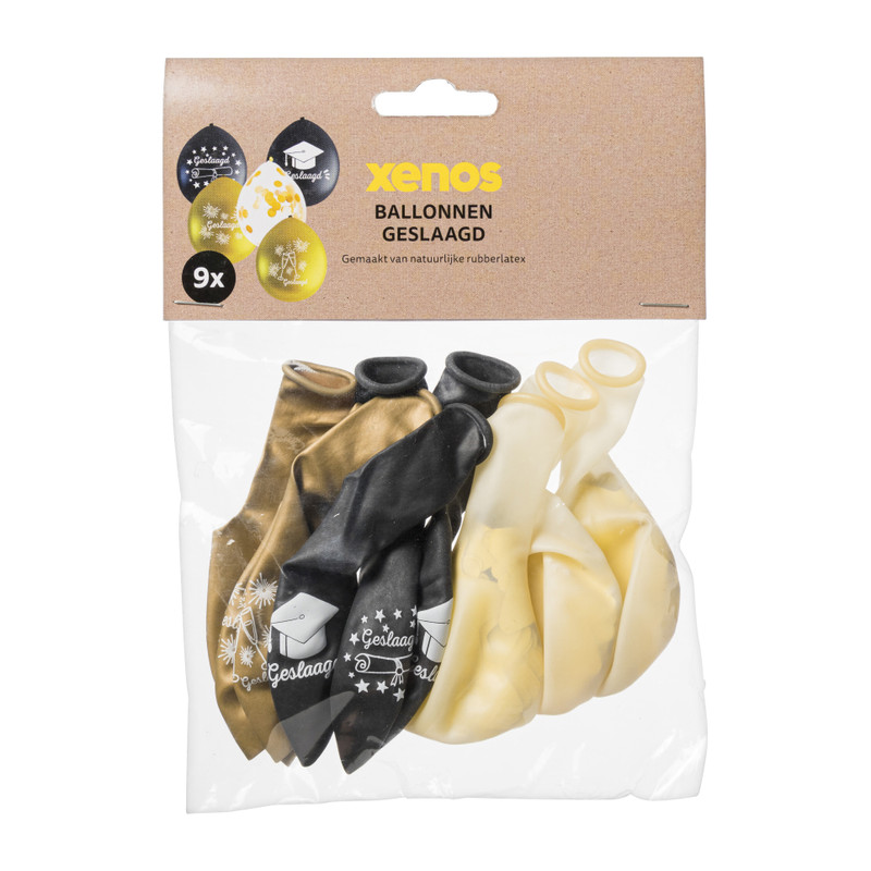 Ballonnenset - geslaagd - 9 stuks