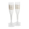 Champagne flute - geslaagd - set van 6 