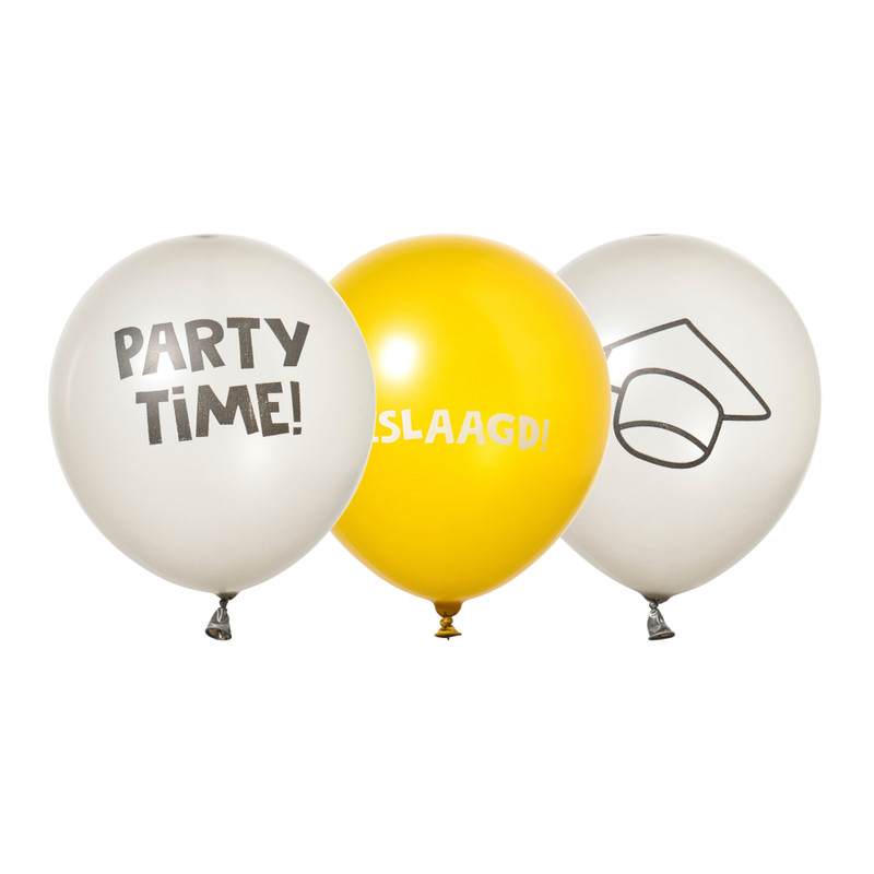 Ballonnenset geslaagd - set van 10
