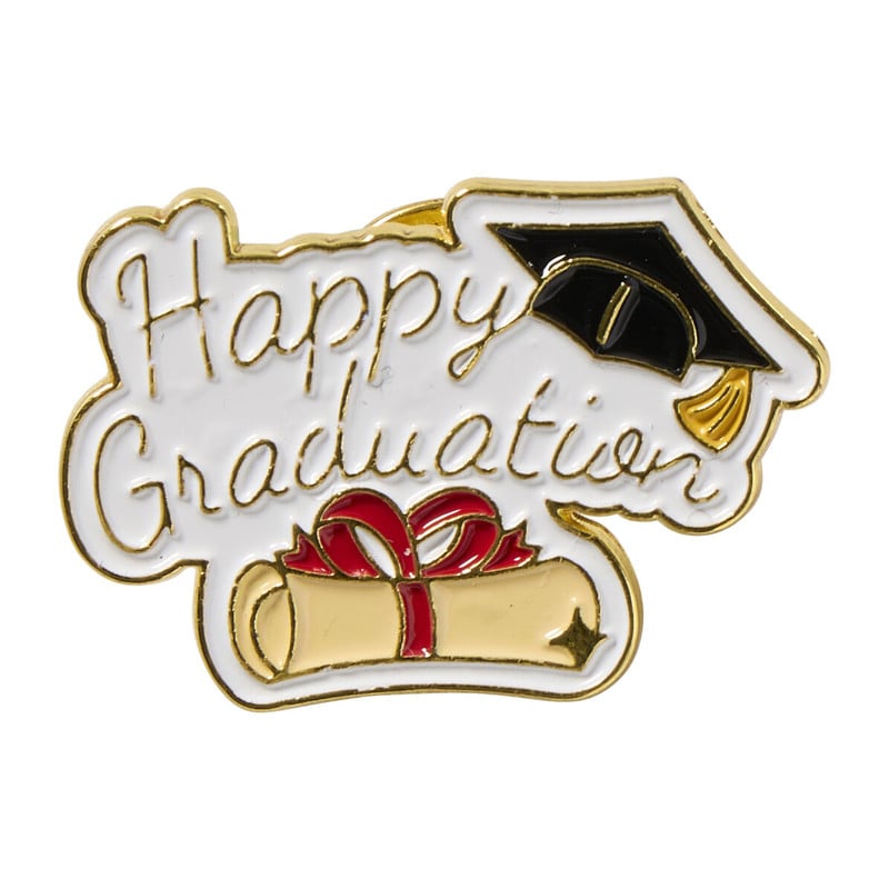 Broche geslaagd - 2.4x2.4 cm - diverse varianten 